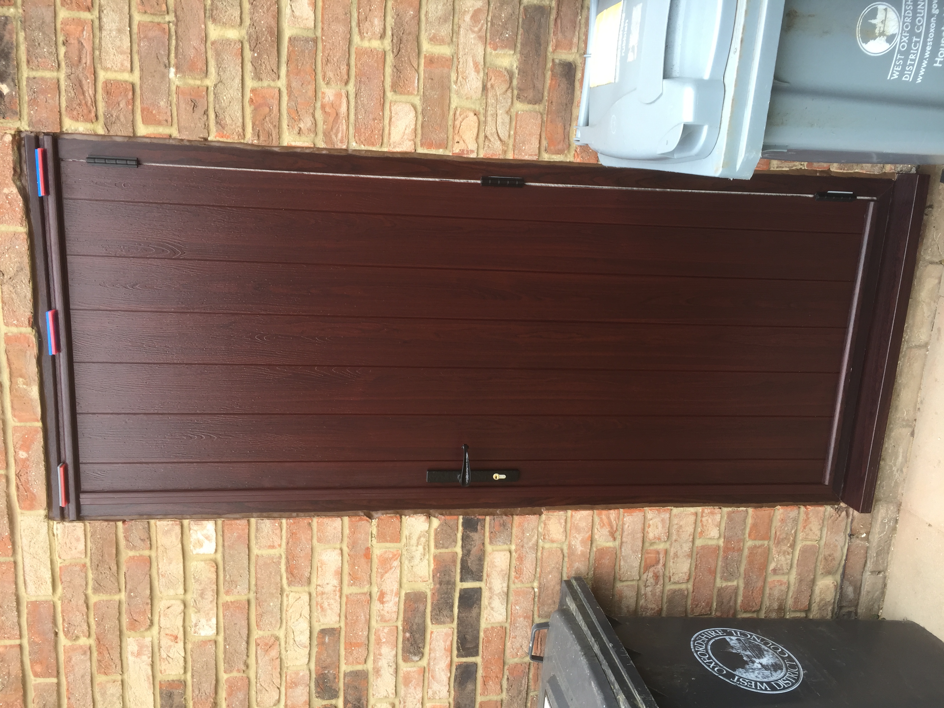 Mahoganey composite door